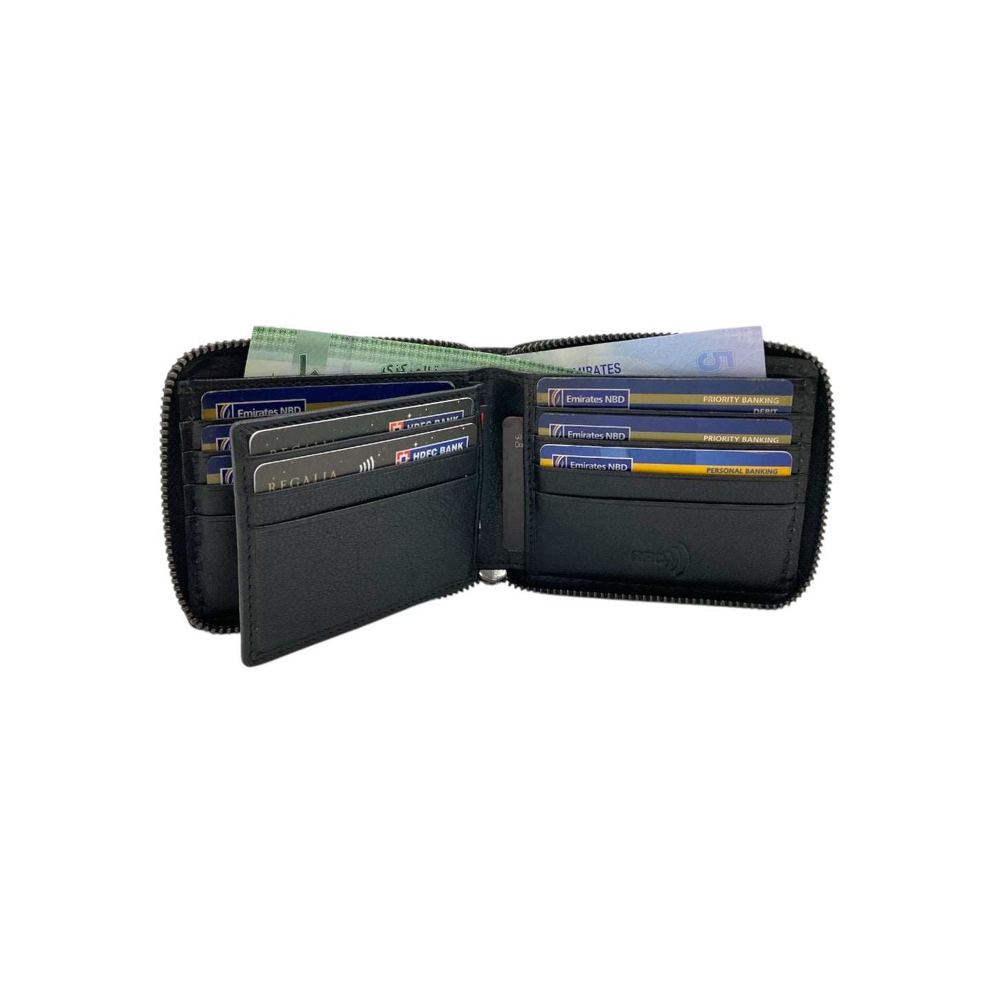 ZipVault 16 Card Full Zip Wallet RFID #4094NZ.2