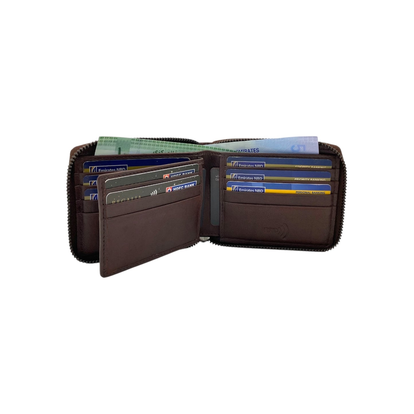 ZipVault 16 Card Full Zip Wallet RFID #4094NZ.2