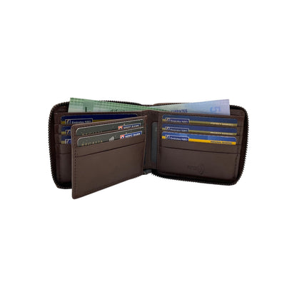 ZipVault 16 Card Full Zip Wallet RFID #4094NZ.2