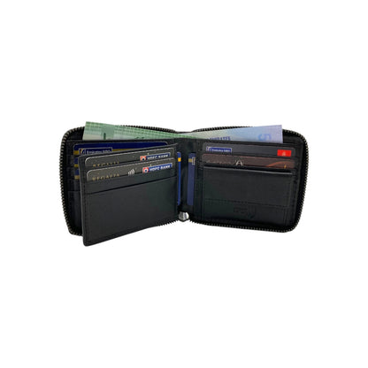 ZipVault 12 Card Full Zip Wallet RFID #4094CNZ.2
