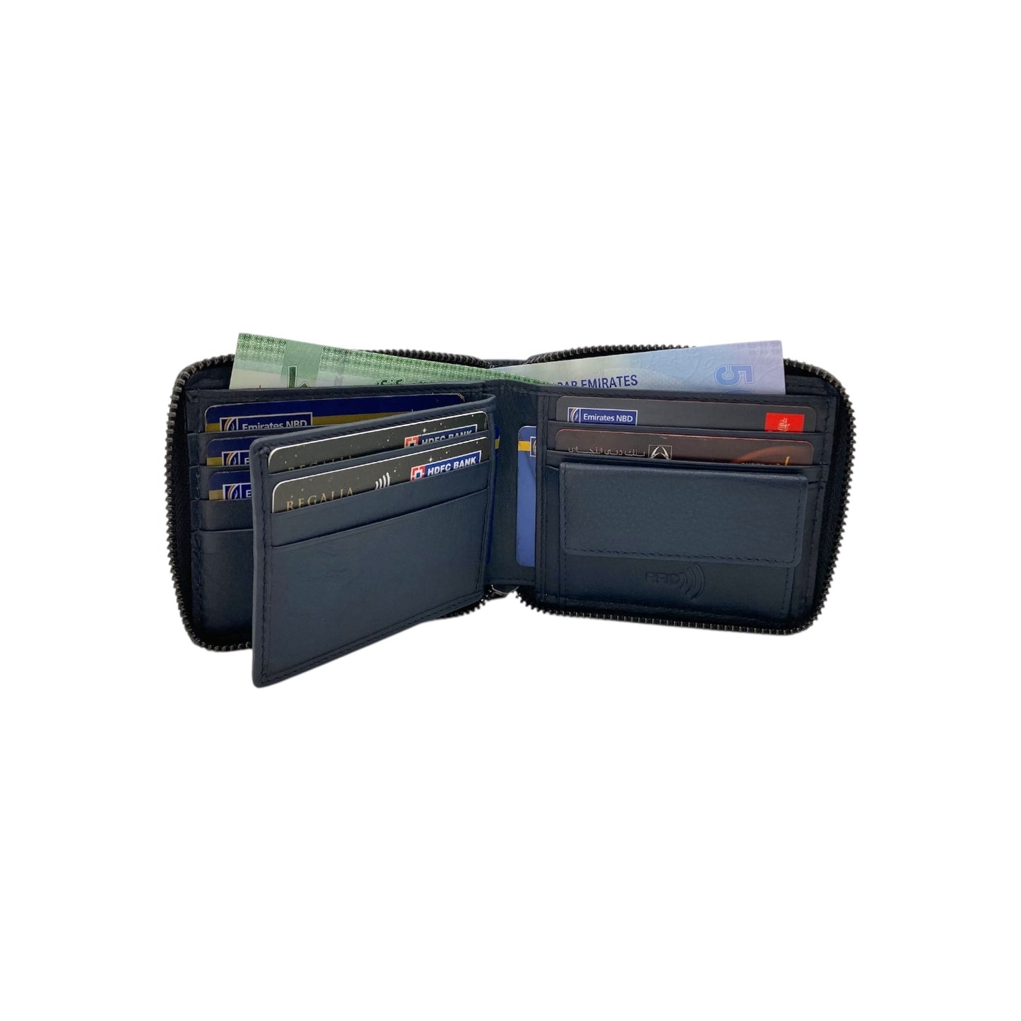 ZipVault 12 Card Full Zip Wallet RFID #4094CNZ.2