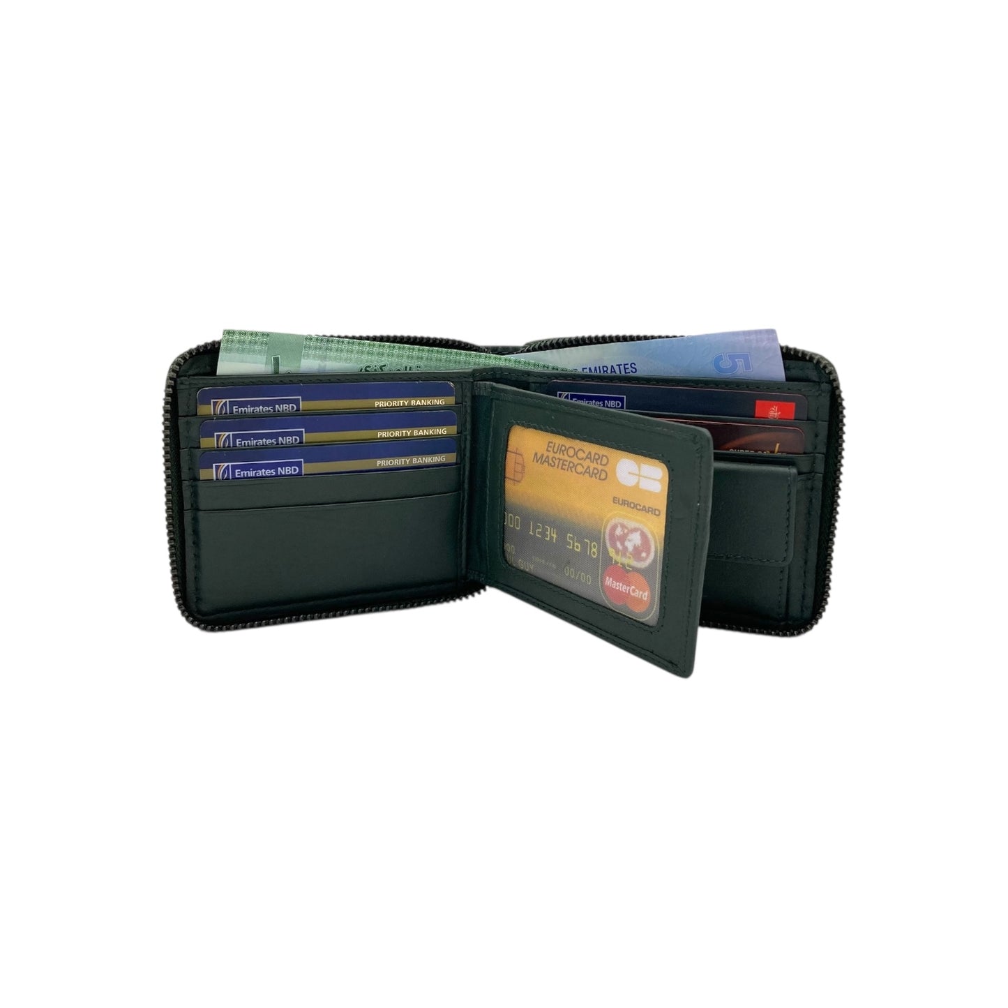 ZipVault 12 Card Full Zip Wallet RFID #4094CNZ.2