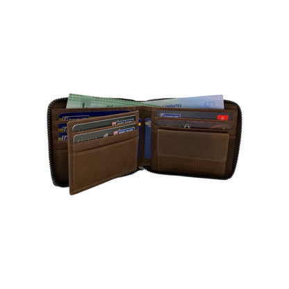 ZipVault 12 Card Full Zip Wallet RFID #4094CNZ.2