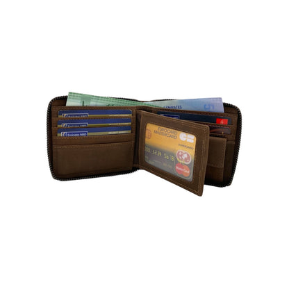 ZipVault 12 Card Full Zip Wallet RFID #4094CNZ.2