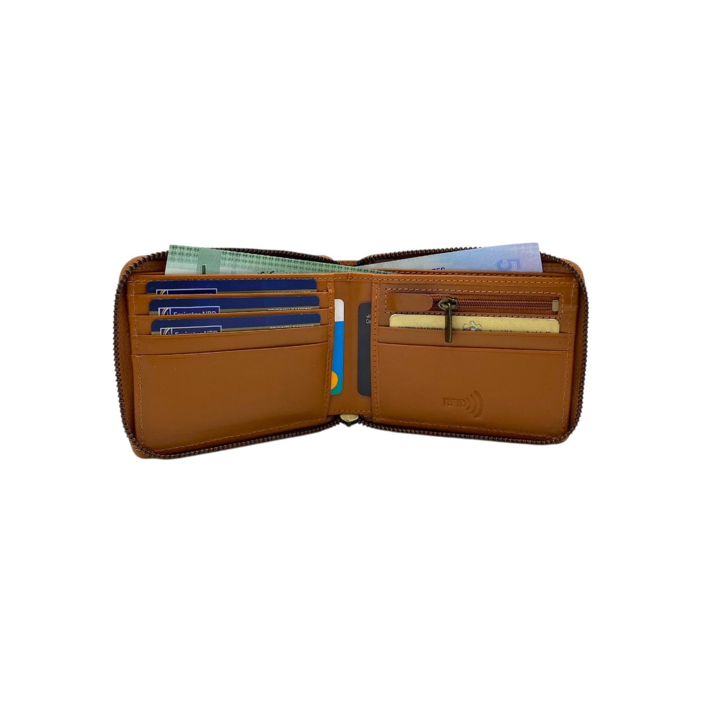 ZipVault 11 Card Full Zip Wallet RFID #4675Z