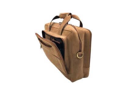 Voyager Vintage Leather Laptop Bag Premium # 2881