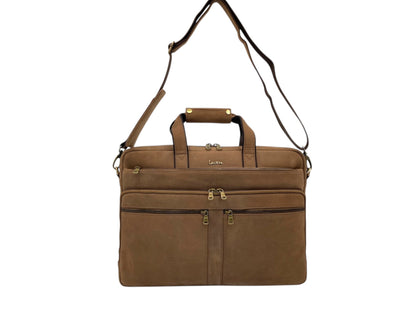 Explorer Premium Vintage Leather Laptop Bag #2888