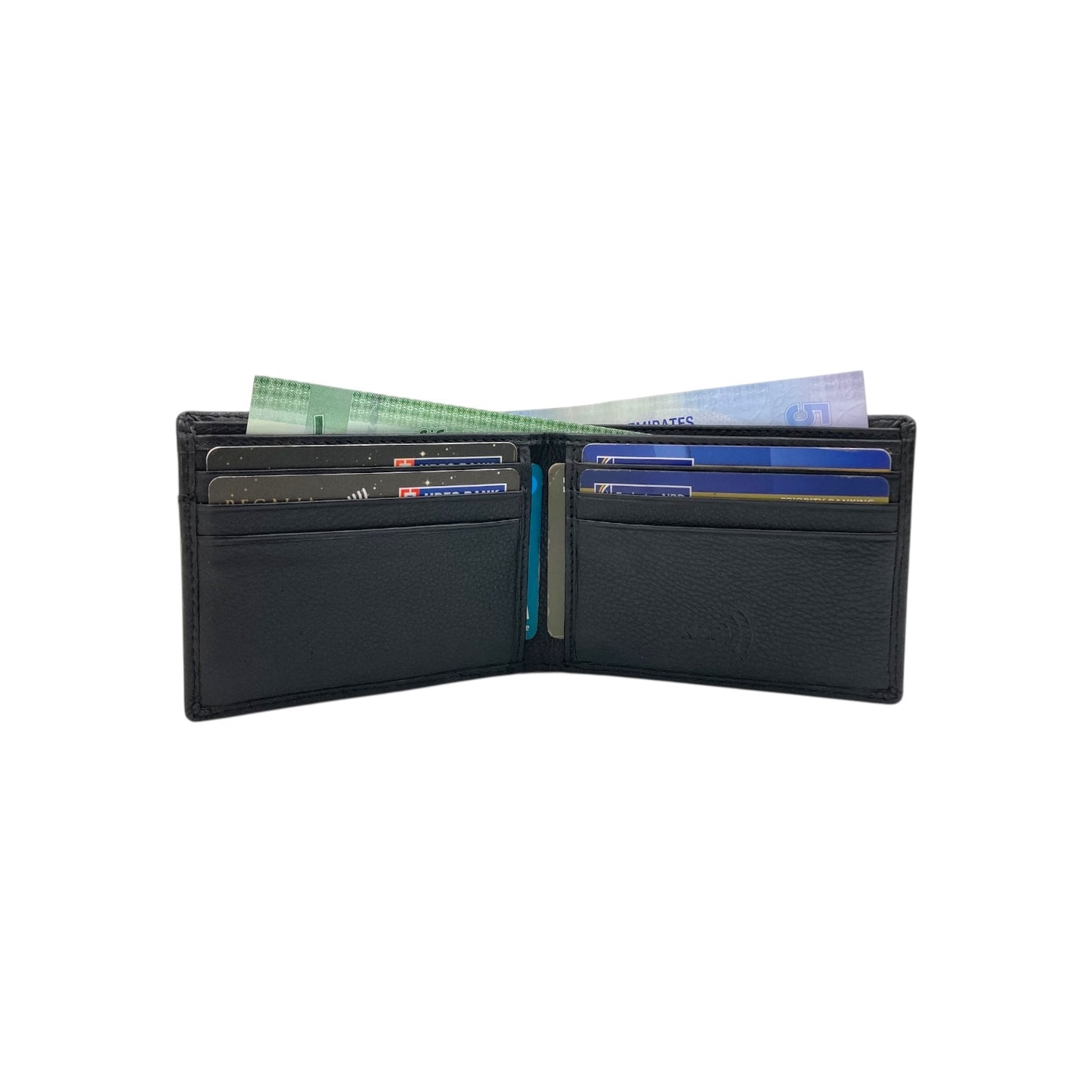 Pebble Texture 10 Card Billfold Wallet # 1727N.2