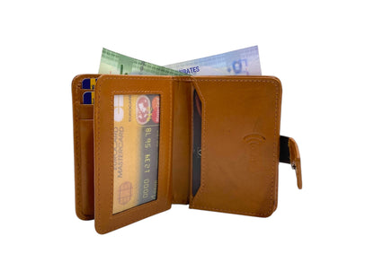Compact Credit Cards & Cash Wallet With RFID # 4193A [EL.LOOP]