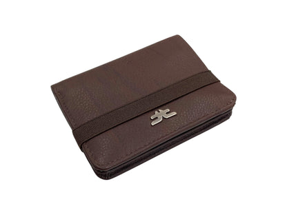 Compact Credit Cards & Cash Wallet With RFID # 4193A [ELASTIC]