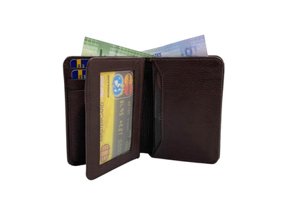 Compact Credit Cards & Cash Wallet With RFID # 4193A [ELASTIC]