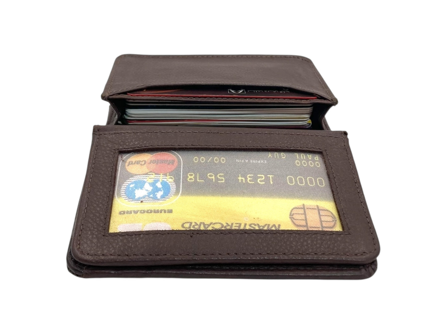 Compact Credit Cards & Cash Wallet With RFID # 4193A [ELASTIC]