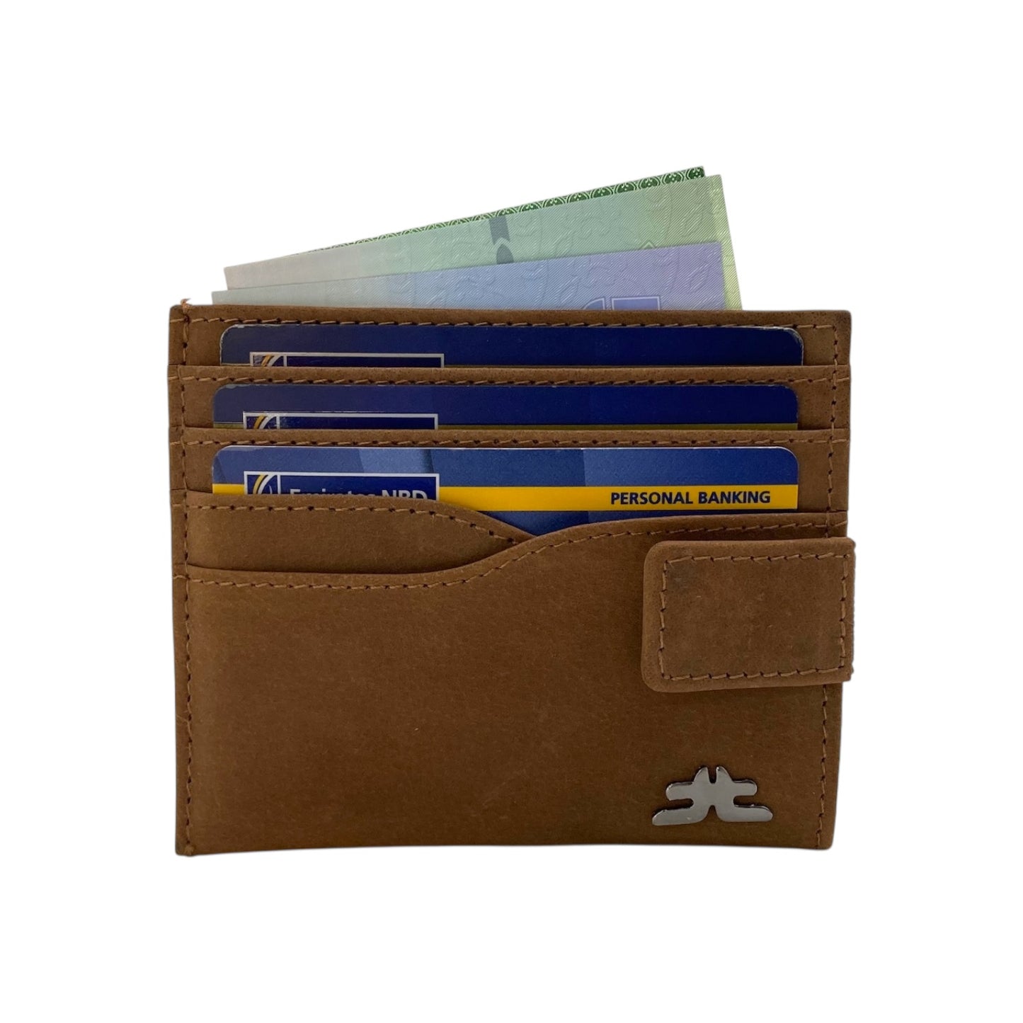 Slim Card Case & Cash Wallet Compact Size # 4257BL