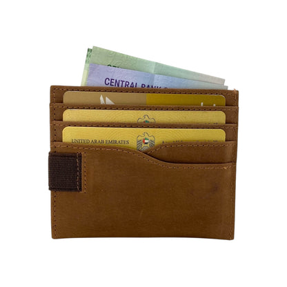 Slim Card Case & Cash Wallet Compact Size # 4257BL