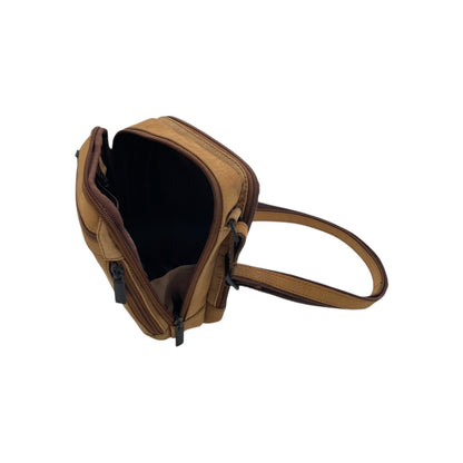 Vintage Leather Men's Leather Sling Bag – Crossbody Travel Bag with Multiple Compartments /Messenger Bag # 2297S