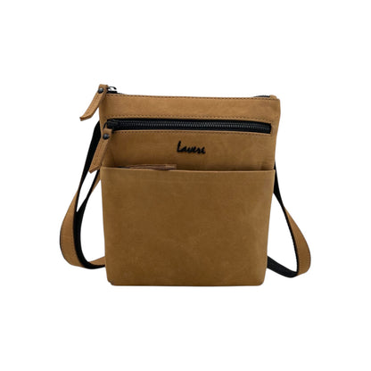 Vintage Leather Men's Leather Sling Bag – Crossbody Travel Bag with Multiple Compartments /Messenger Bag # 2488