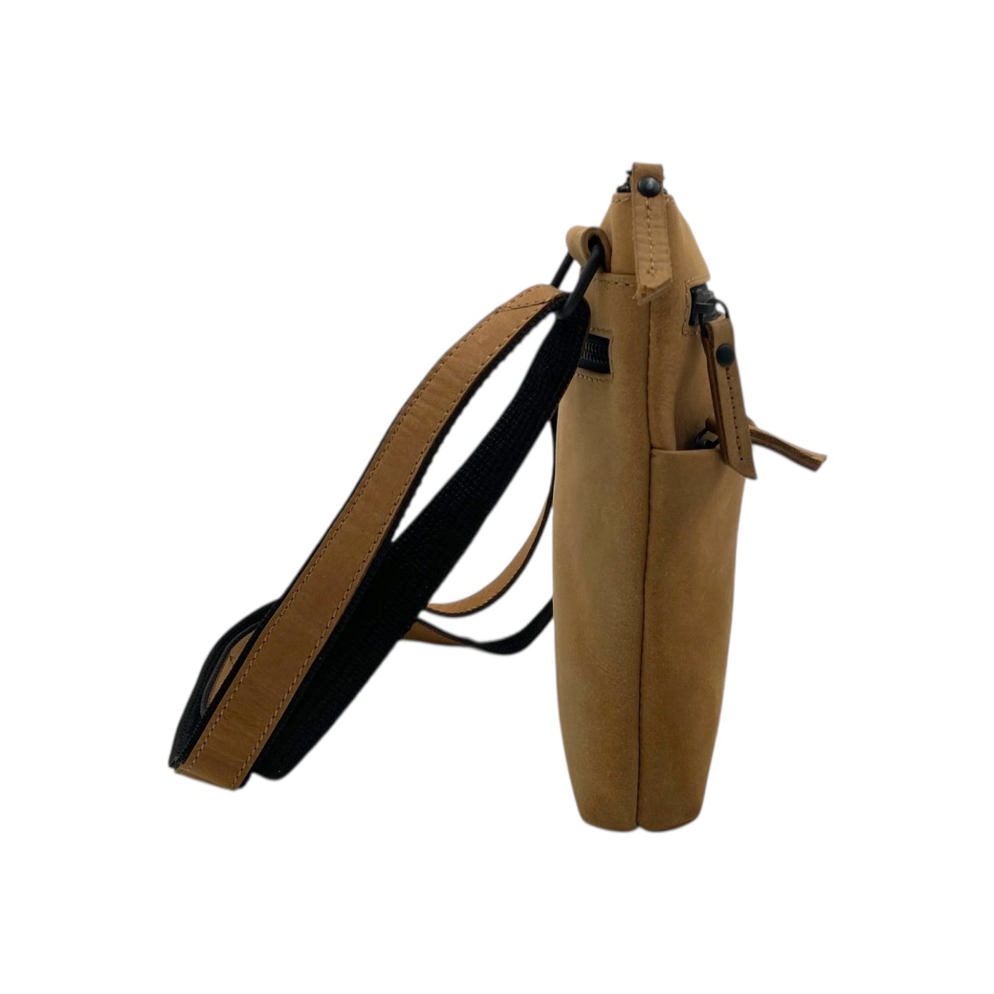 Vintage Leather Men's Leather Sling Bag – Crossbody Travel Bag with Multiple Compartments /Messenger Bag # 2488