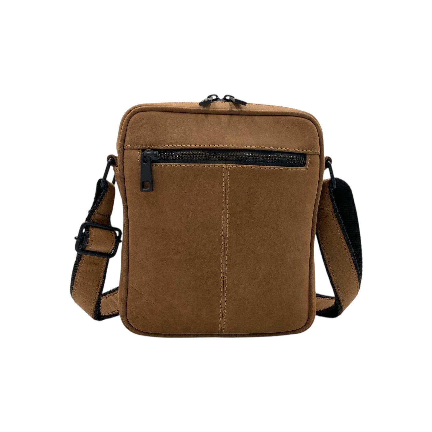 Vintage Leather Men's Leather Sling Bag – Crossbody Travel Bag with Multiple Compartments /Messenger Bag # 2677