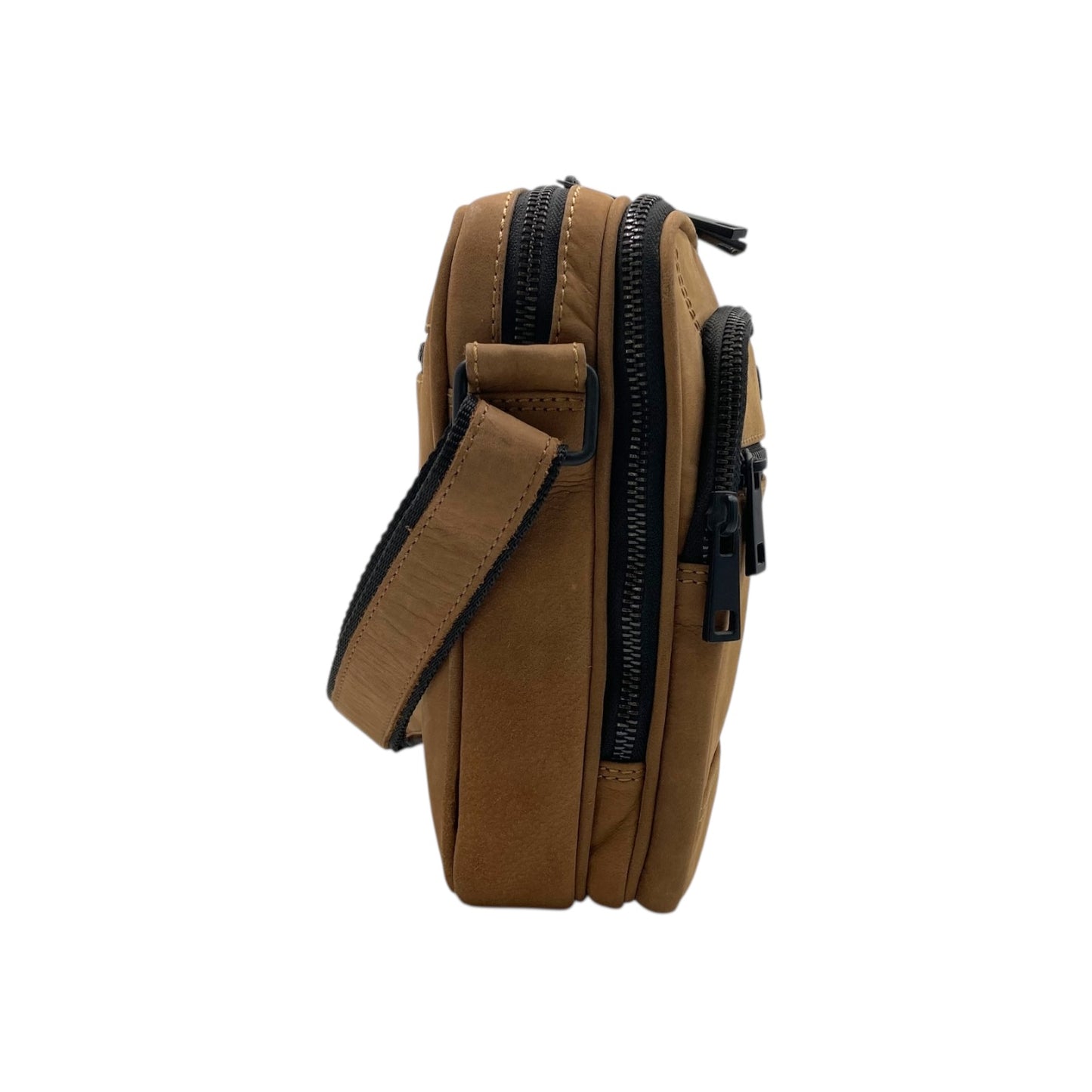 Vintage Leather Men's Leather Sling Bag – Crossbody Travel Bag with Multiple Compartments /Messenger Bag # 2677