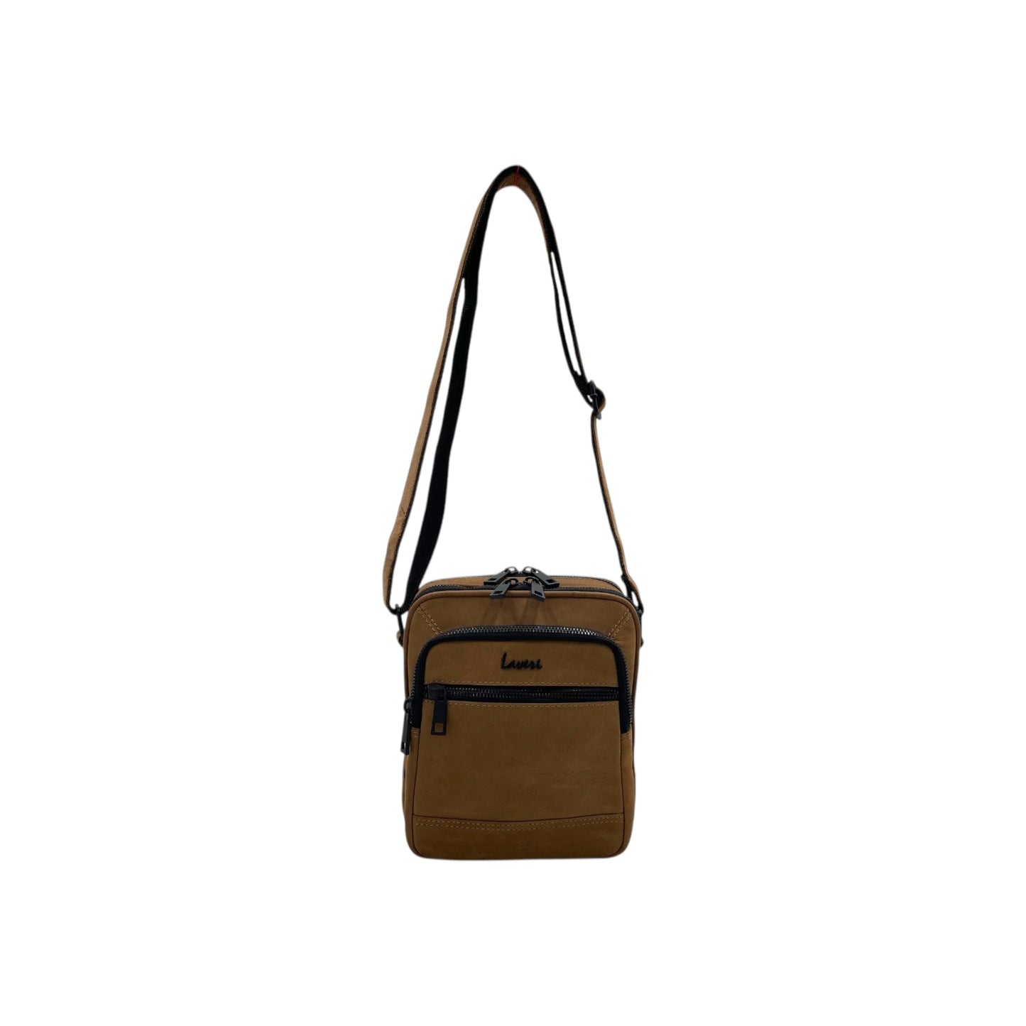 Vintage Leather Men's Leather Sling Bag – Crossbody Travel Bag with Multiple Compartments /Messenger Bag # 2677