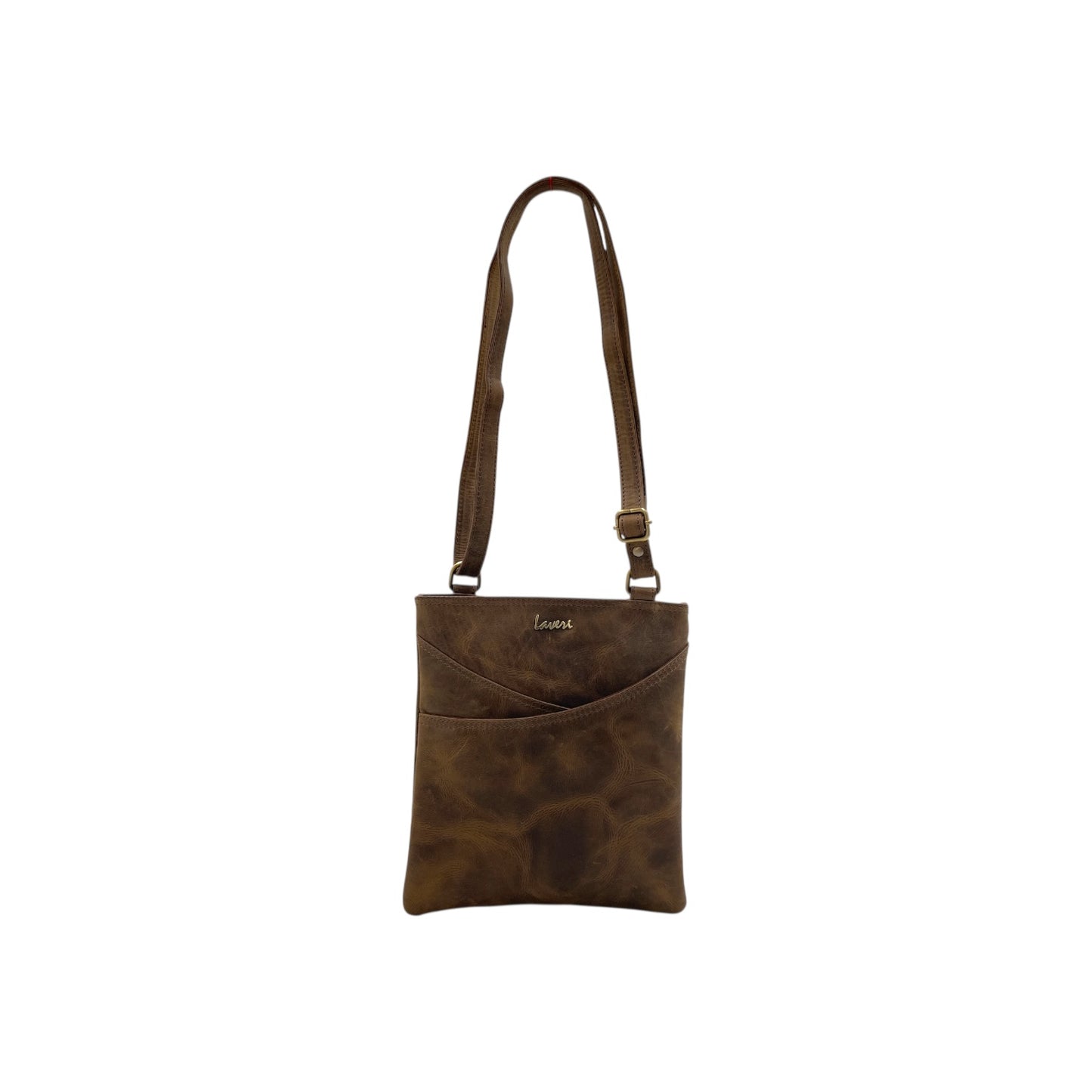 Vintage Leather Men's Leather Sling Bag – Crossbody Travel Bag with Multiple Compartments /Messenger Bag # 2862