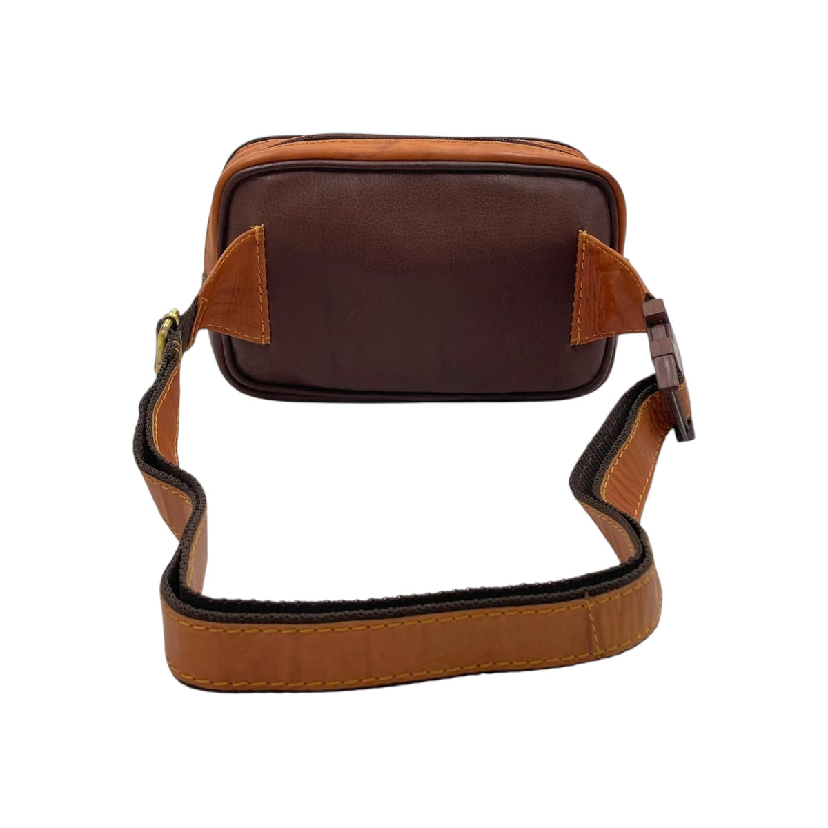 Classic Leather Belt Bag with Three Zippers – Sling Bag for Men & Women ,Belt pouch, Leather Waist Bag  # 2295