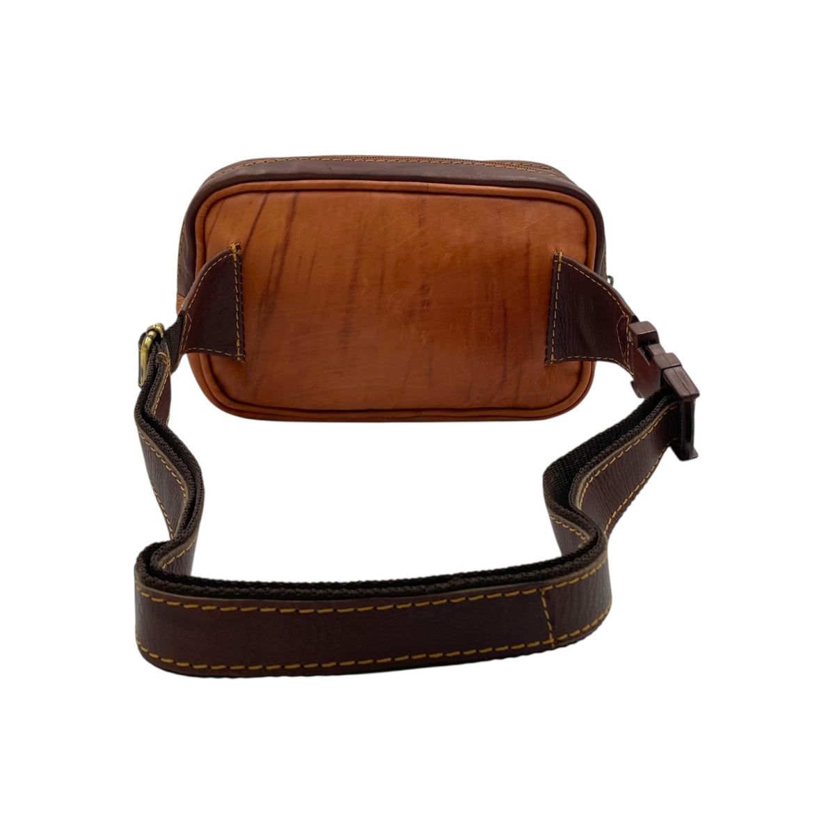 Classic Leather Belt Bag with Three Zippers – Sling Bag for Men & Women ,Belt pouch, Leather Waist Bag  # 2295