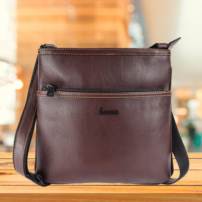 Sukab Leather Crossbody/Messenger Bag #LD06