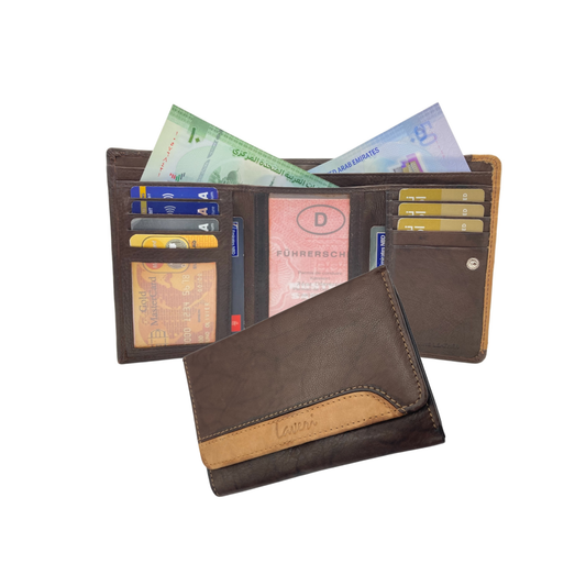 Women's Multi-Color Leather Wallet  # 1681
