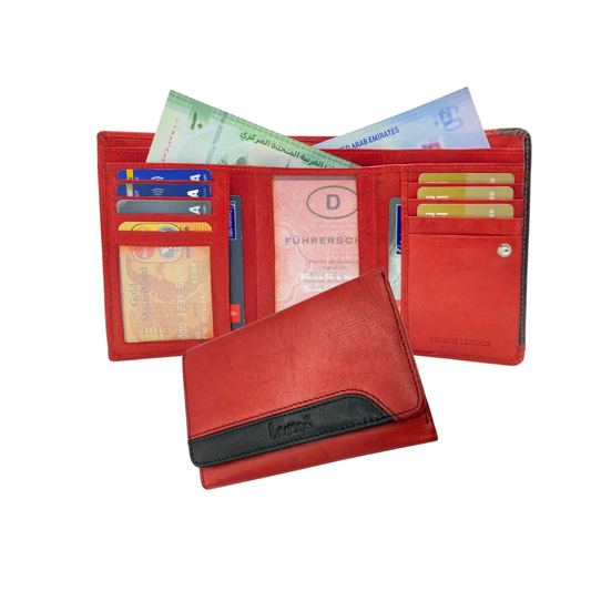 Women's Multi-Color Leather Wallet  # 1681