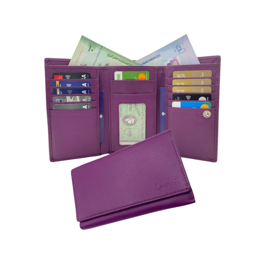 Women's Multi-Color Leather Wallet  # 1839