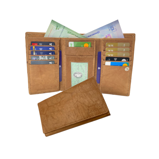 Women's Multi-Color Leather Wallet  # 1839