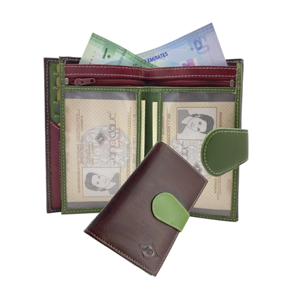 Women's Multi-Color Leather Wallet # JD1087/MA-105