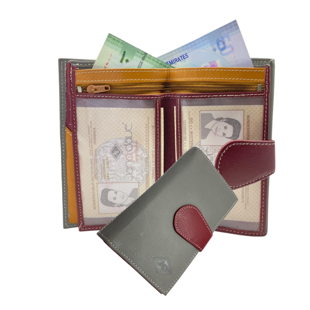 Women's Multi-Color Leather Wallet # JD1087/MA-105