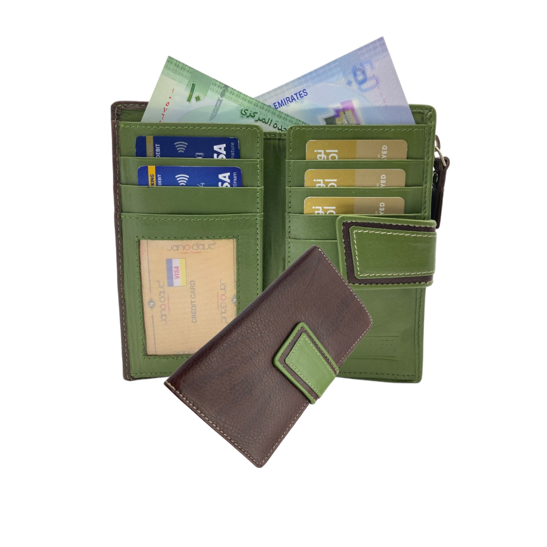 Women's Multi-Color Leather Wallet  # JD2029