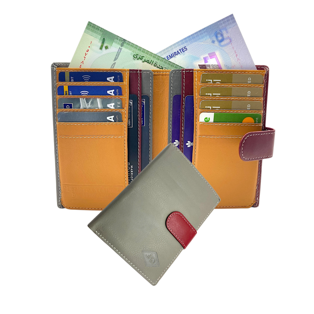 Women's Multi-Color Leather Wallet # JD4140