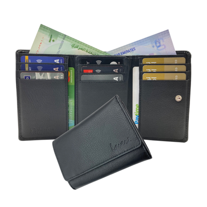 Women's Multi-Color TriFold Leather Wallet  # 1354NP
