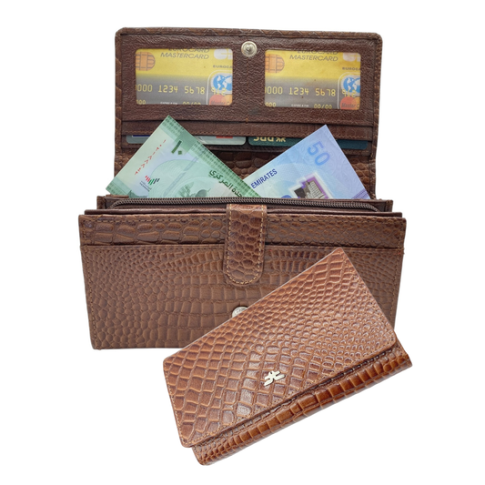 Women's Multipurpose Leather Wallet # 1252B