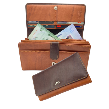 Women's Multipurpose Leather Wallet  # 1252LOGO