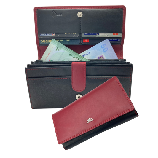 Women's Multipurpose Leather Wallet  # 1252LOGO