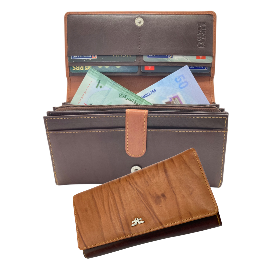 Women's Multipurpose Leather Wallet  # 1252LOGO