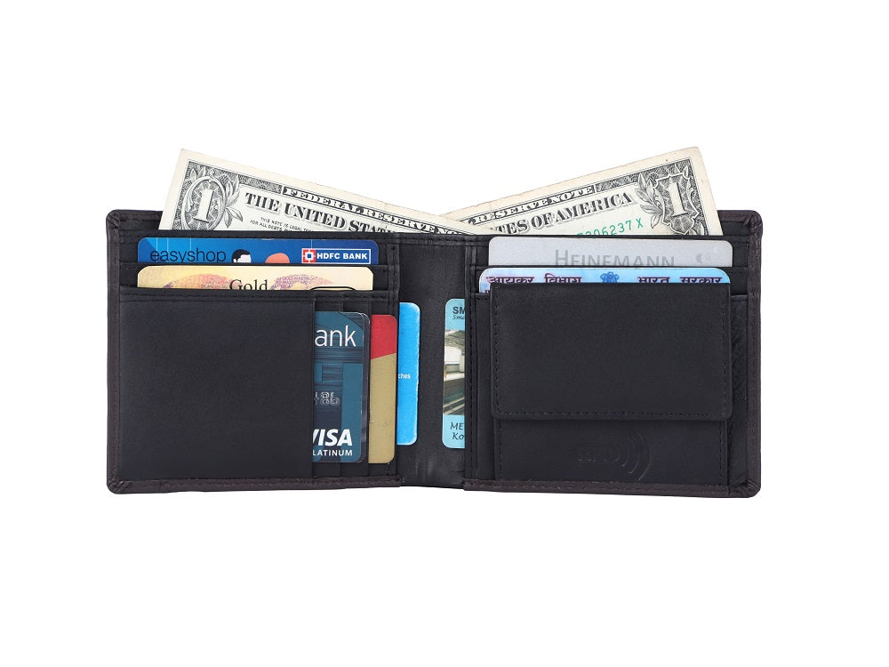 Smooth Premium 12 Card Billfold RFID Wallet #4561