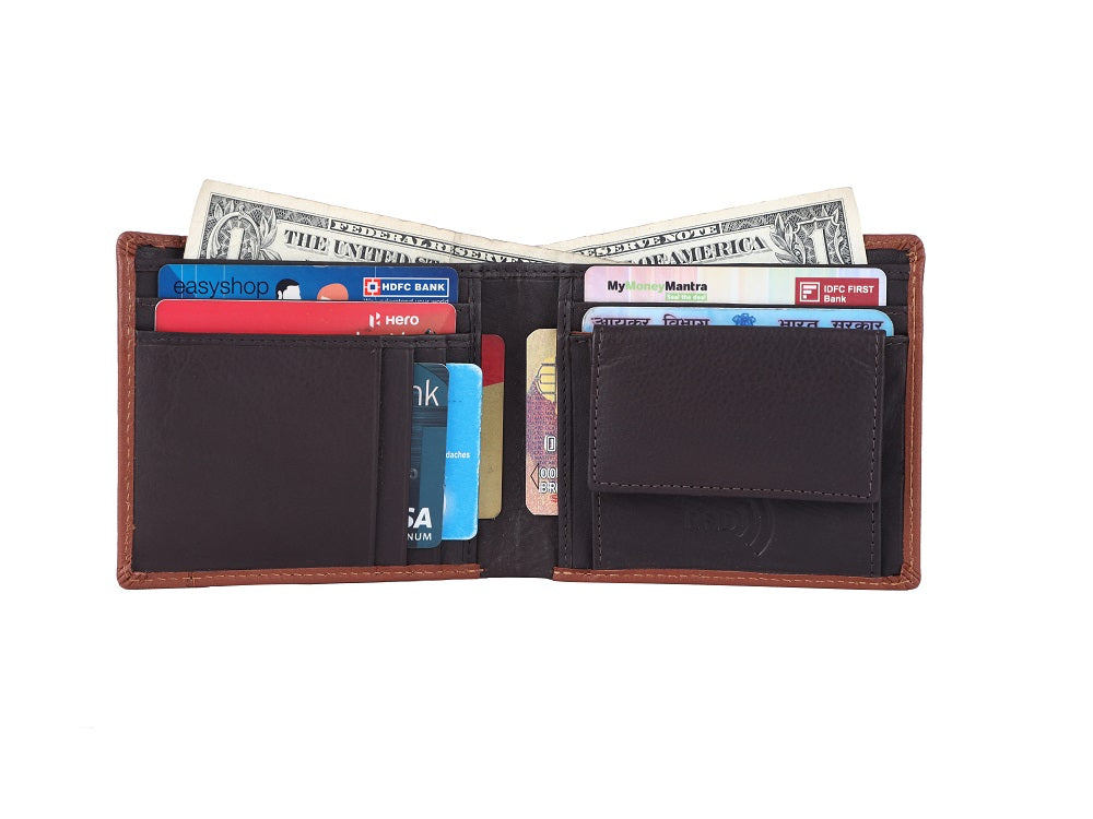 Smooth Premium 12 Card Billfold RFID Wallet #4561