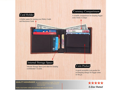 Smooth Premium 12 Card Billfold RFID Wallet #4561