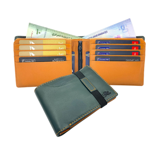 VIP Collection Men's Bifold Wallet # RFID 1244 Elastic