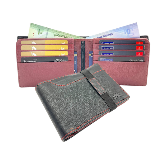 VIP Collection Men's Bifold Wallet # RFID 1244 Elastic