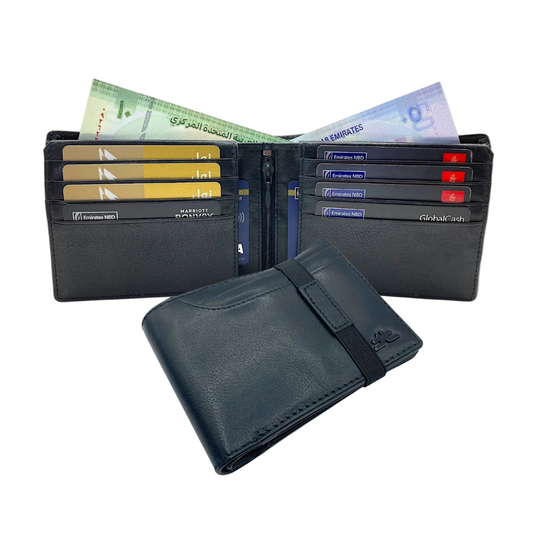 VIP Collection Men's Bifold Wallet # RFID 1244 Elastic