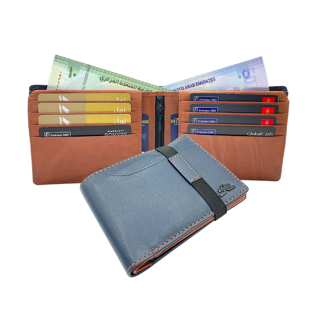 VIP Collection Men's Bifold Wallet # RFID 1244 Elastic