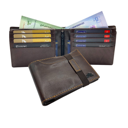 VIP Collection Men's Bifold Wallet # RFID 1244 Elastic