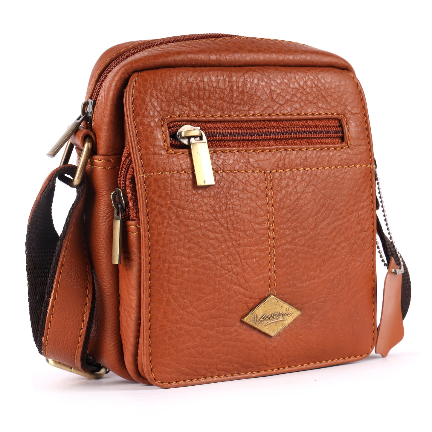 Laka Leather Crossbody/Messenger Bag #2871